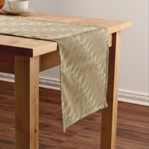 Chemin De Table Court Impression Motif Africain 