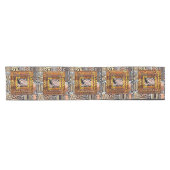 Chemin De Table Court Impression Motif Africain (Horizontal)