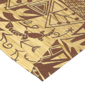 Chemin De Table Court Impression Motif Jungle Africain (Coin)