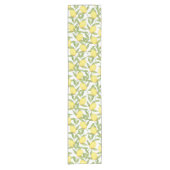 Chemin De Table Court Impression Tout-En Citron (Devant)