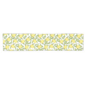 Chemin De Table Court Impression Tout-En Citron (Horizontal)