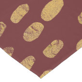 Chemin De Table Court Imprimantes à doigt d'or (Coin)