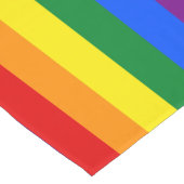 Chemin De Table Court Indicateur Gay pride arc-en-ciel (Coin)