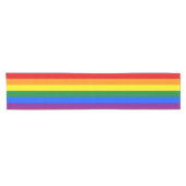 Chemin De Table Court Indicateur Gay pride arc-en-ciel (Horizontal)