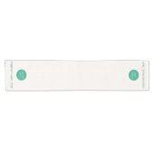 Chemin De Table Court Ivory emerald green salon business logo (Horizontal)