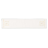 Chemin De Table Court Ivory gold salon business logo (Horizontal)