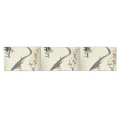 Chemin De Table Court Japonais, cru, fleurs de cerisier, couleur d'eau, (Horizontal)