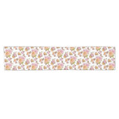 Chemin De Table Court Jardin rose jaune (Horizontal)