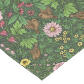 Chemin De Table Court Jardin sauvage en vert (Coin)