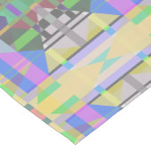 Chemin De Table Court Jaune bleu violet géométrique (Coin)