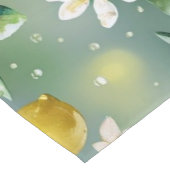 Chemin De Table Court Jaune citron jaune moderne orné d'une douche de ma (Coin)