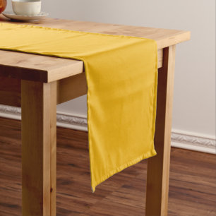 Chemin De Table Court Jaune de tournesol massif