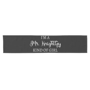 Chemin De Table Court Je suis une fille de M. Knightley