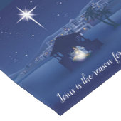 Chemin De Table Court Jésus est la raison de la Nativité (Coin)