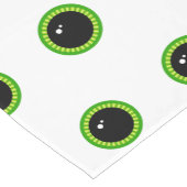 Chemin De Table Court Joli et drôle, yeux verts (Coin)