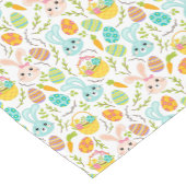 Chemin De Table Court joli lapin de Pâques carrelé (Coin)