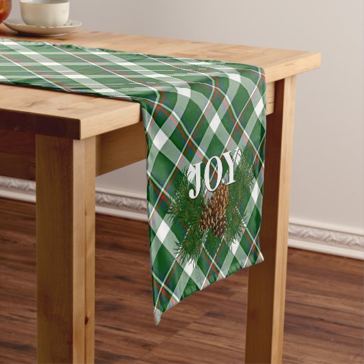 Chemin De Table Court Jolie Charme Joyeux Joyeux Joyeux Cabine Décor (In Situ)