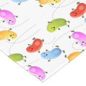 Chemin De Table Court Jolie jellybeans bondissant dessin animé (Coin)