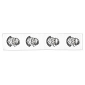 Chemin De Table Court 🎅 Jolly Père Noël Table Runner 🍽️ (Horizontal)