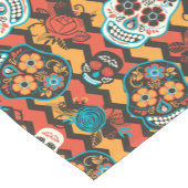 Chemin De Table Court Jour des crânes de sucre morts, zigzag (Coin)