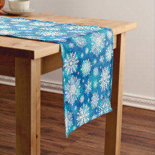 Chemin De Table Court Jour neigeux