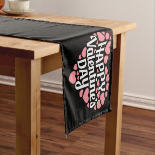 Chemin De Table Court Joyeuse Saint Valentin drôle Cœur Amour Valentin