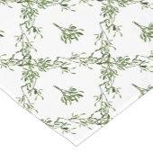 Chemin De Table Court Joyeuses fêtes Mistletoe Noël Floral (Coin)