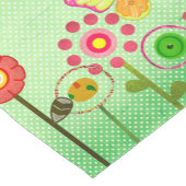 Chemin De Table Court Joyeux anniversaire (Coin)