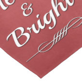 Chemin De Table Court Joyeux et lumineux (Coin)