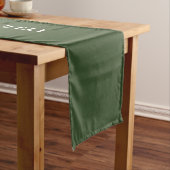 Chemin De Table Court Joyeux et vert brillant Noël (In Situ)