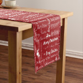 Chemin De Table Court Joyeux Noël (In Situ)