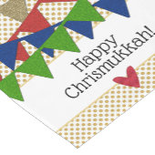 Chemin De Table Court Joyeux Noël Chrismukkah Hanoukka Hanukkmas (Coin)