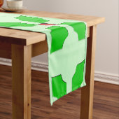 Chemin De Table Court Joyeux Noël Holly Table Runner (In Situ)