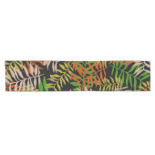 CHEMIN DE TABLE COURT JUNGLE NATURE FEUILLES (Horizontal)