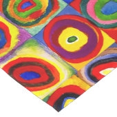 Chemin De Table Court Kandinsky Farbstudie Quadrates Cercles Art (Coin)