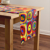 Chemin De Table Court Kandinsky Farbstudie Quadrates Cercles Art (In Situ)