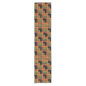 Chemin De Table Court Kente Table Runner (Devant)