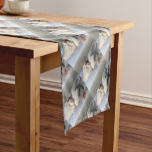 Chemin De Table Court Kitten endormi