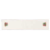 Chemin De Table Court Kwanzaa Sept Candle Coureur de table (Horizontal)