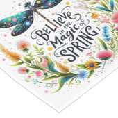 Chemin De Table Court La magie du printemps fleuri (Coin)