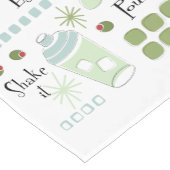 Chemin De Table Court La rétro moitié du siècle de Martini moderne (Coin)