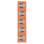 Chemin De Table Court Lacrosse Sports Event Short Table Runner (Devant)