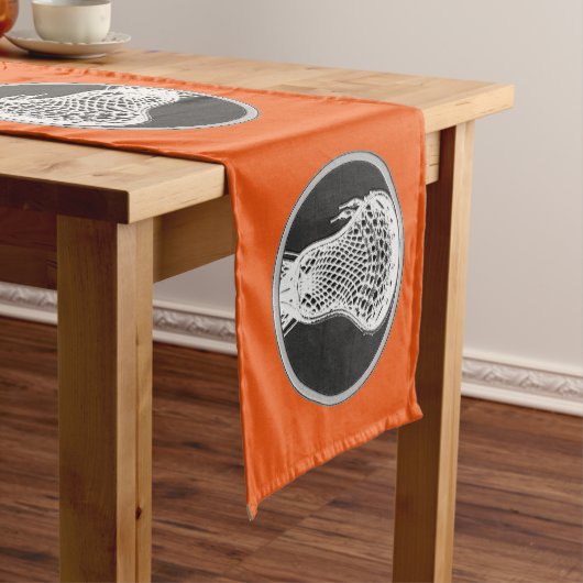 Chemin De Table Court Lacrosse Sports Event Short Table Runner (In Situ)