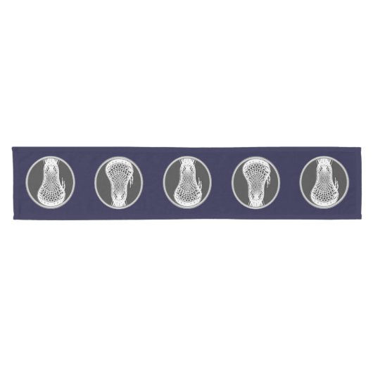 Chemin De Table Court Lacrosse Sports Event Short Table Runner (Horizontal)