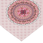 Chemin De Table Court Lacy Valentine's Day Table Runner (Coin)