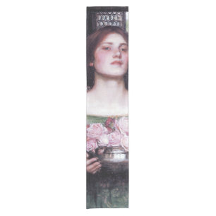 Chemin De Table Court Lady and Roses, John William Waterhouse