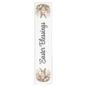 Chemin De Table Court Lapin Bénédiction de Pâques (Devant)