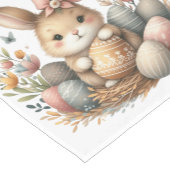 Chemin De Table Court Lapin Bénédiction de Pâques (Coin)