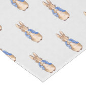 Chemin De Table Court Lapin Classique de Texture de Lin Gris (Coin)
