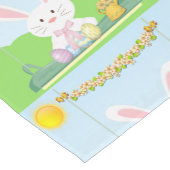 Chemin De Table Court Lapin de Pâques (Coin)